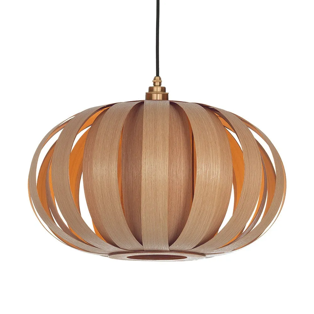 Tom Raffield Urchin Pendant Light Large Oak 2