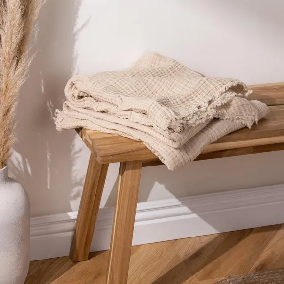 Lark Cotton Throw Blanket 1