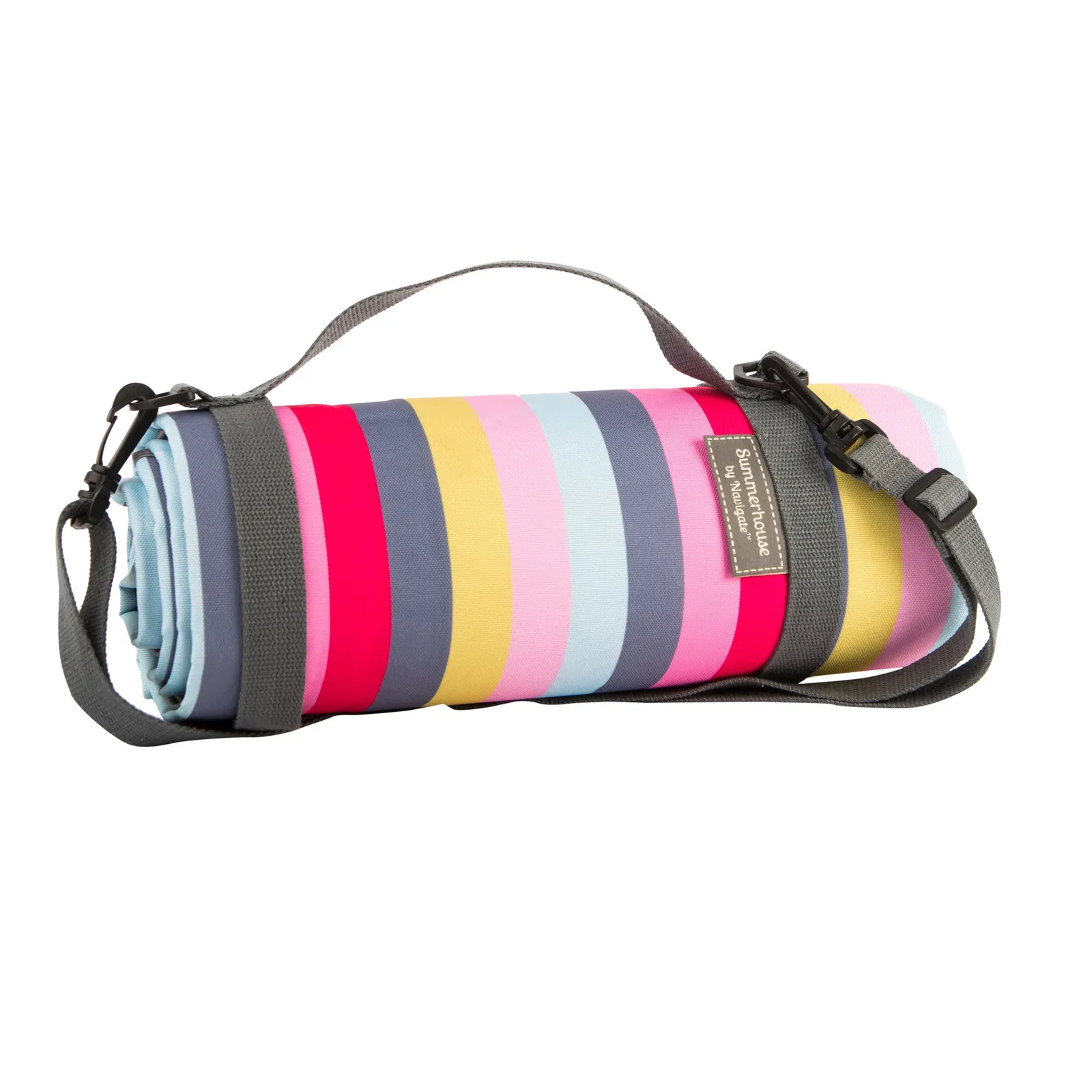 Gardenia Waterproof Picnic Blanket Pink/Blue/Yellow
