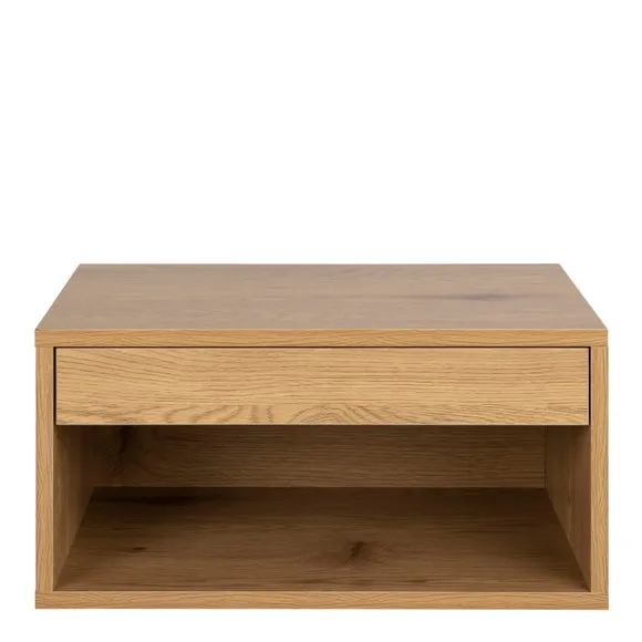 Furniture To Go Cholet 1 Drawer Square Wall Mounted Bedside Table 3