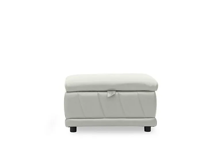 Genius Leather Storage Footstool