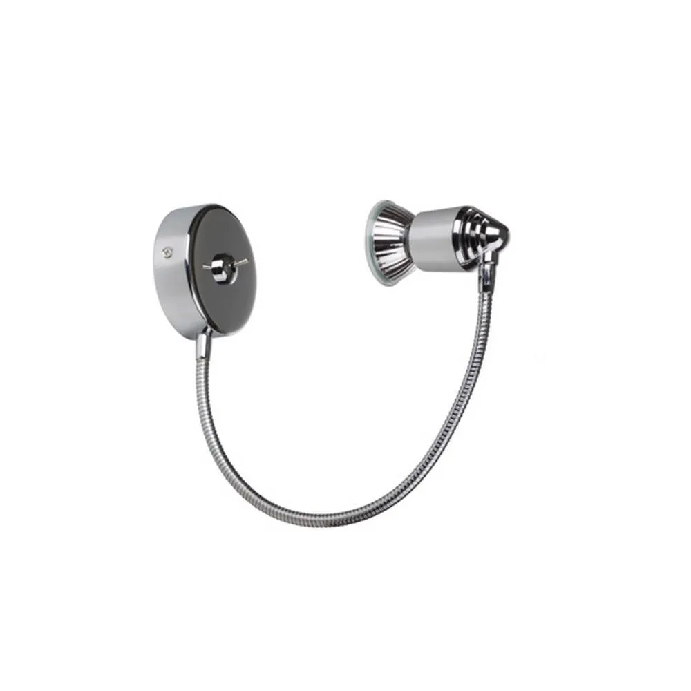 Netlighting Bomba Reading Light Chrome in Silver