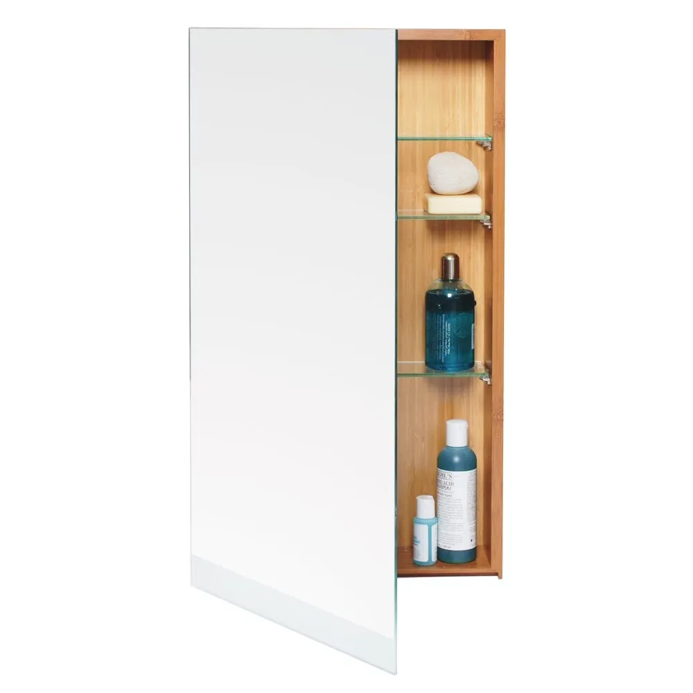 Wireworks Bathroom Wall Cabinet 700 Arena Bamboo 2