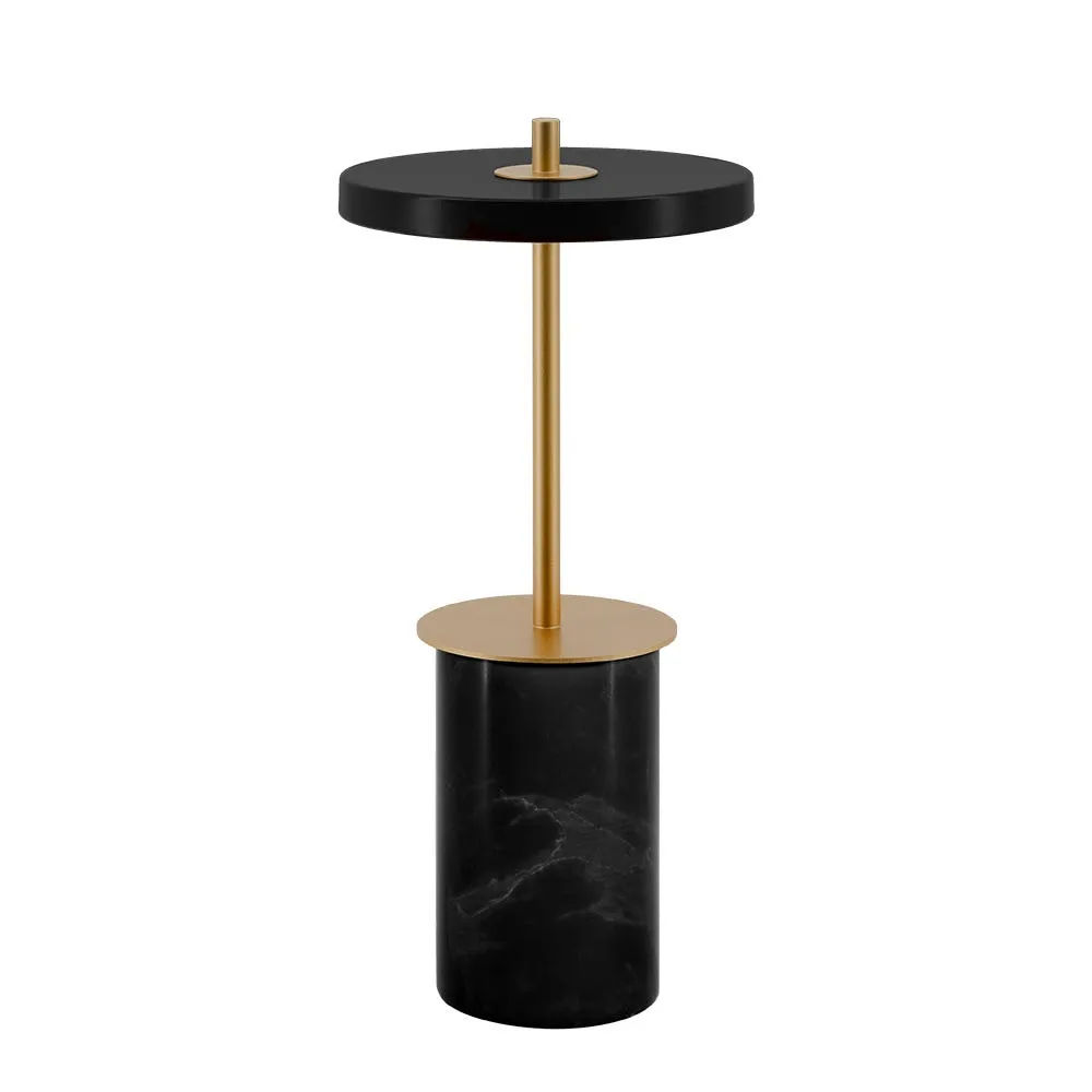 Umage Asteria LED Move Mini Portable Table Lamp Black Marble 3