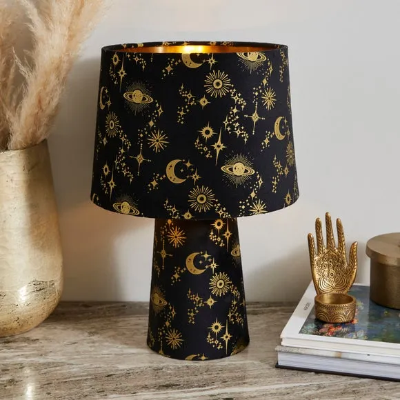 Celestial Fabric Table Lamp