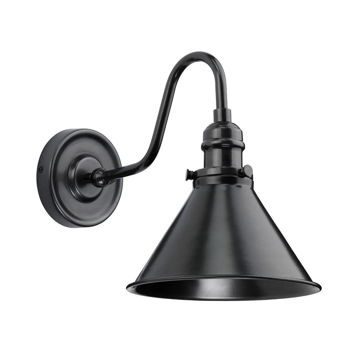 Netlighting Provence 1 Light Indoor Dome Wall Light Old Bronze E27 in Brown