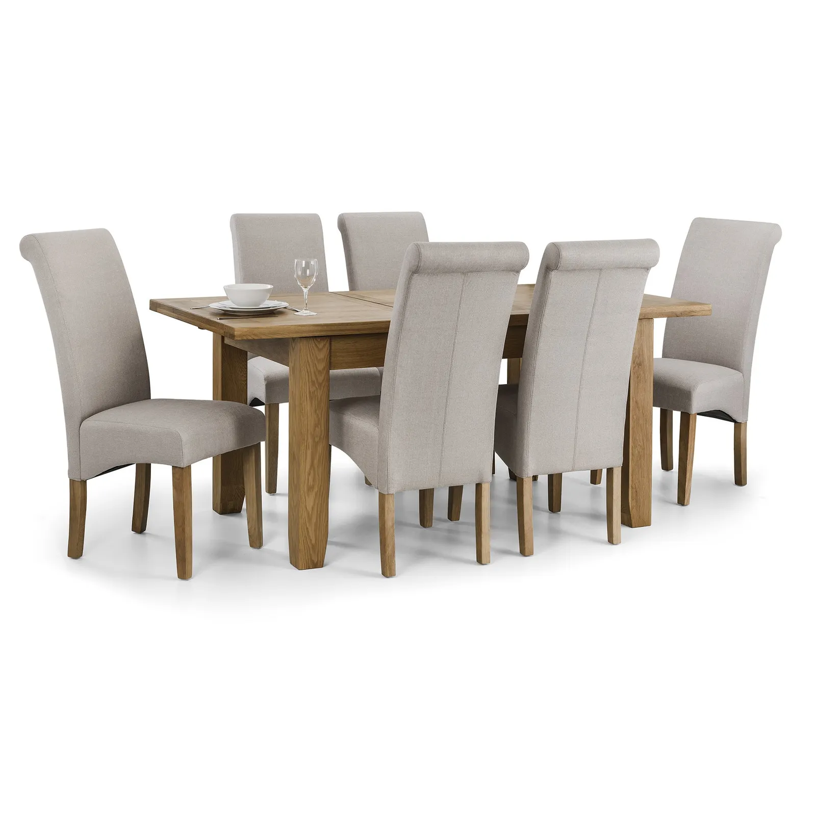 Astoria 6 Seater Dining Table and 6 Rio Chairs