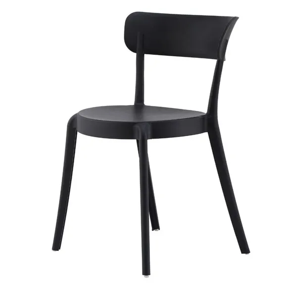 Fusion Living Plastic Bistro Dining Chair 2