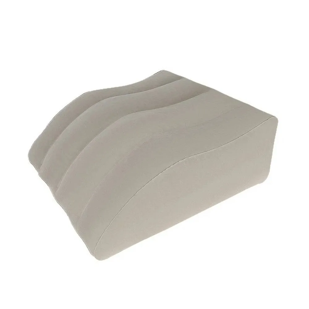 Kelvenix grey New Leg Elevation Wedge Inflatable Pillow