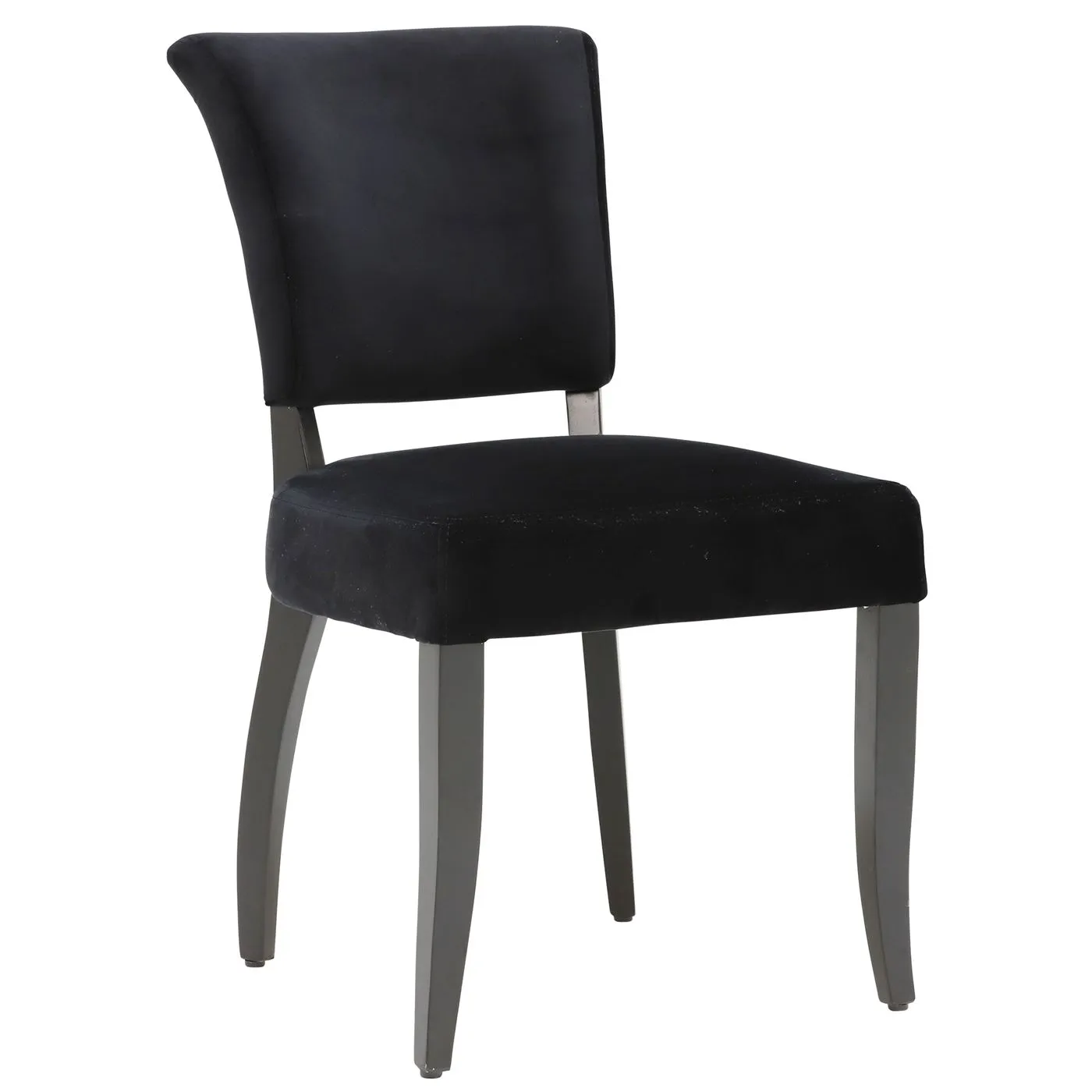 Timothy Oulton Mimi Velvet Dining Chair, Black