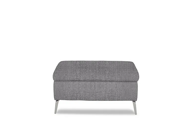 Daytona Fabric Footstool - Anivia Grey