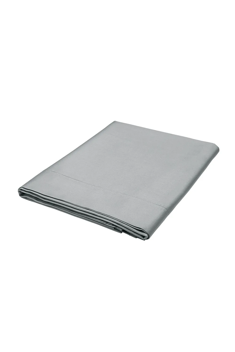 1951 'Luxury 600 Thread Count' Egyptian Cotton Flat Sheet in Grey 1