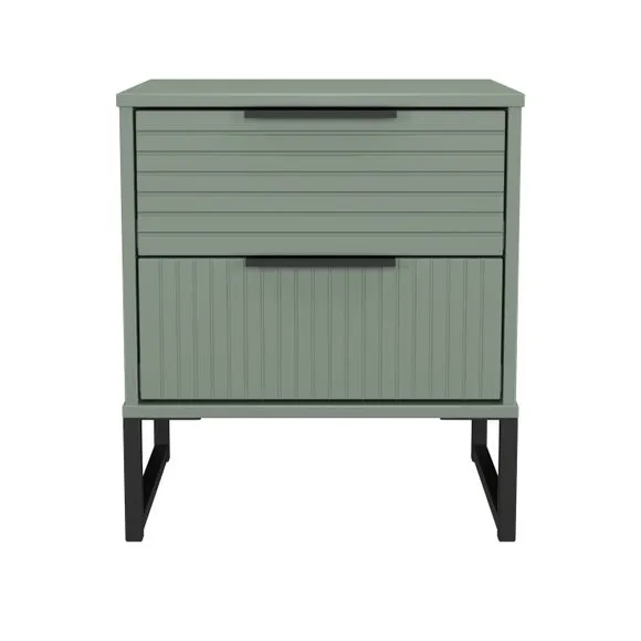 Harborne 2 Drawer Bedside Table 2