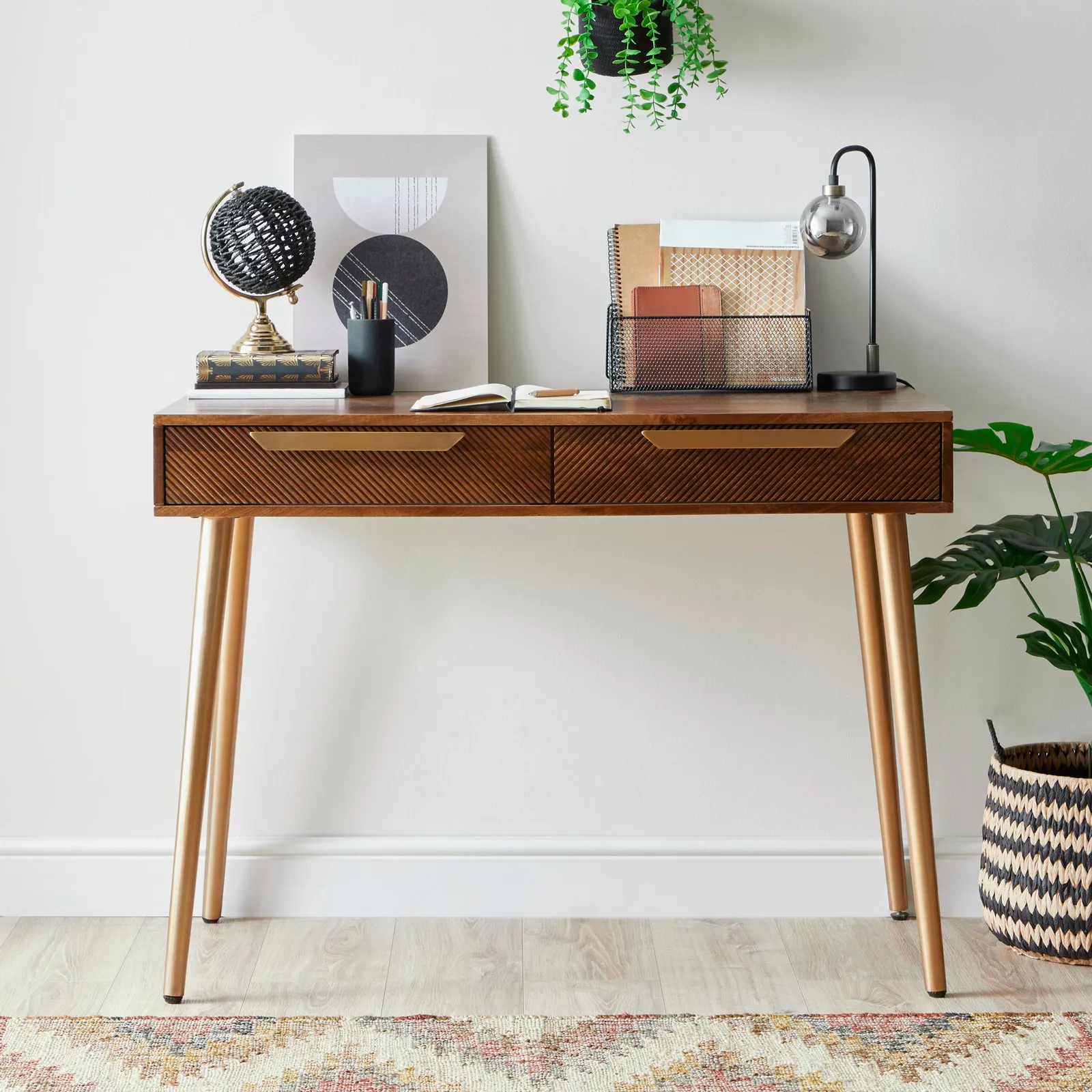 Anya Desk Brown