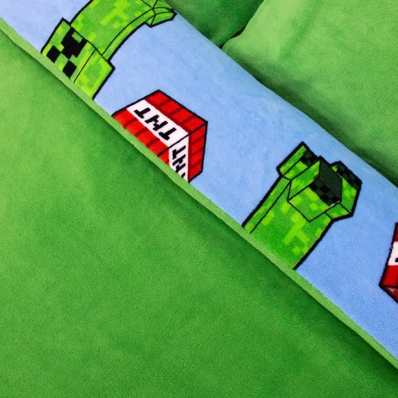 Minecraft Fleece Duvet Cover & Pillowcase Set 5