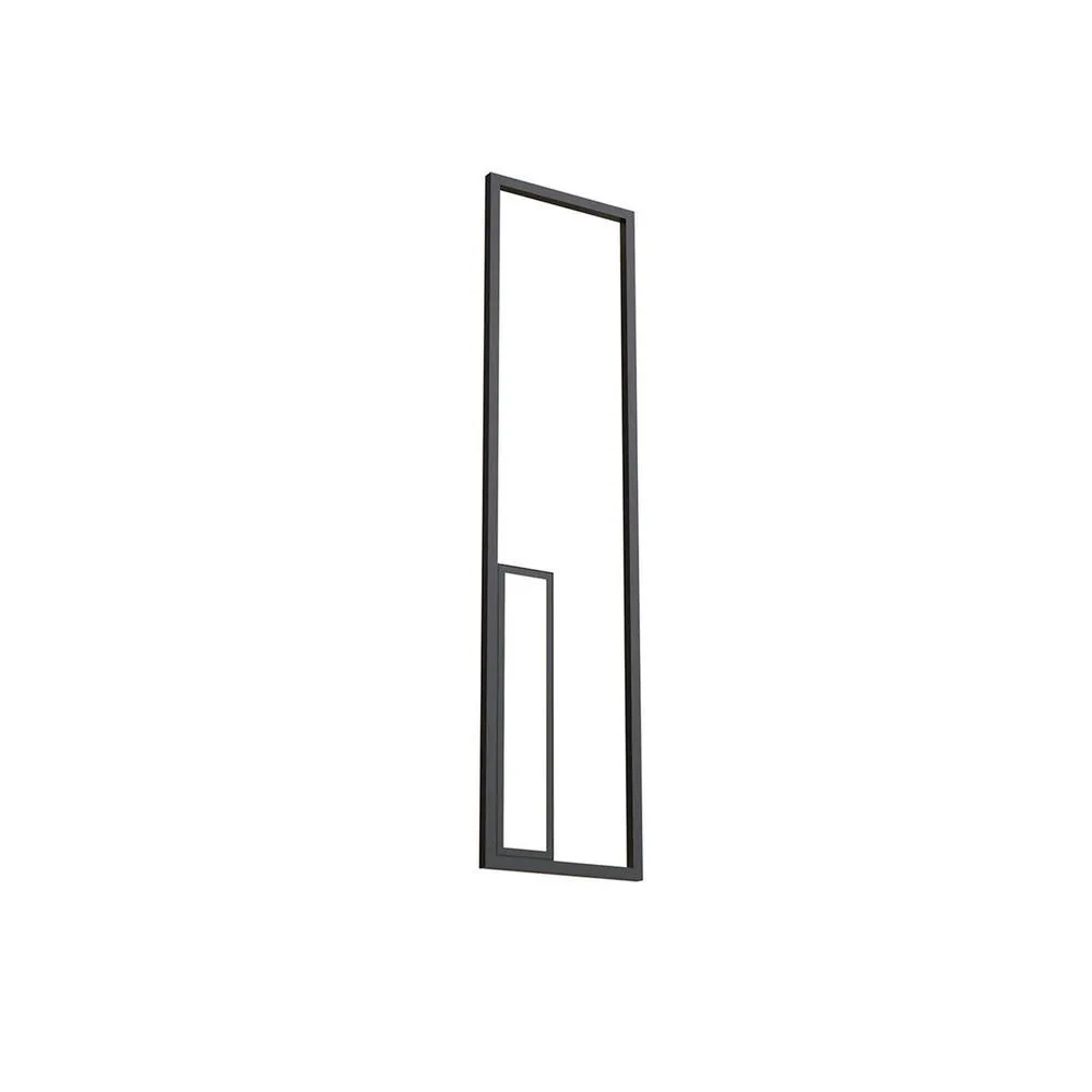 Netlighting Boutique Rectangle Wall Lamp Dimmable 50W LED 3000K 2740lm Black