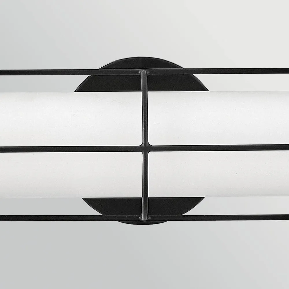 Netlighting Saylor Medium Integrated LED Wall Light Matte Black 3000K IP44 3