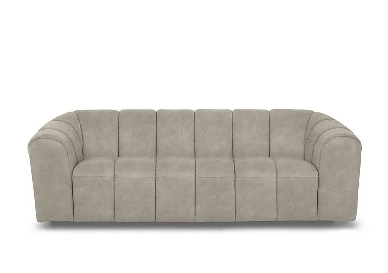 Rhianna 3 Seater Fabric Sofa - Marble Cream