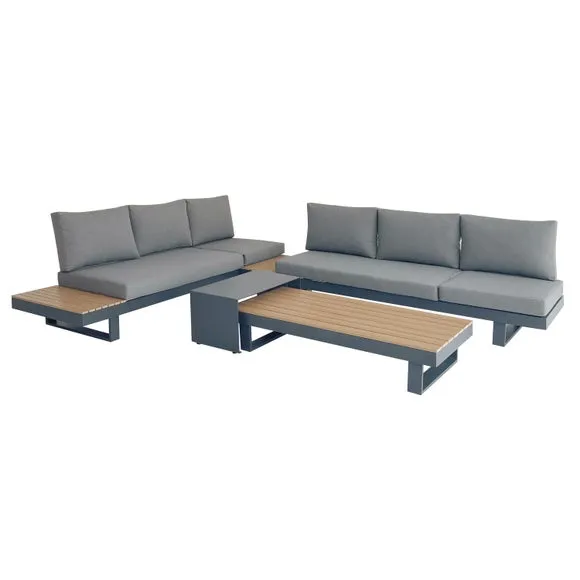 Easton Large Outdoor Corner Set With Sun Recliner 4