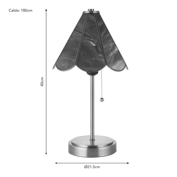 Colette Mid Century Table Lamp 6