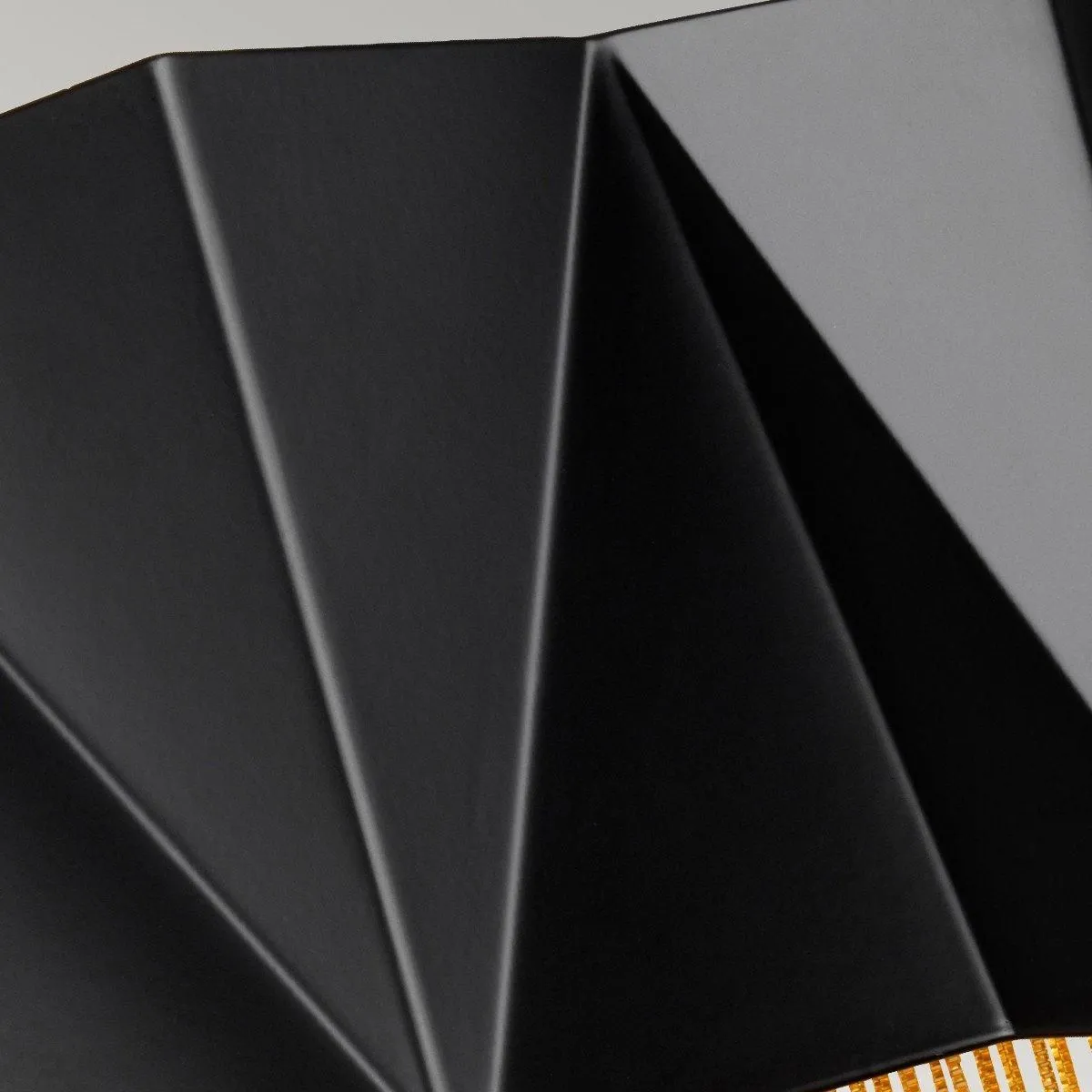Netlighting Zuma 3 Light Wall Light Satin Black Gold G9 2