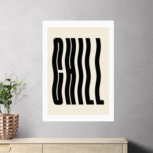 East End Prints Chill by Luxe Poster Co 1