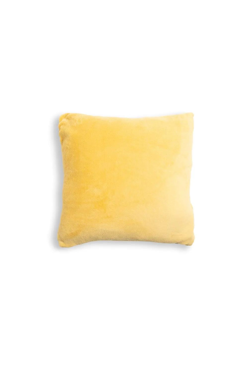 BHS Microfleece Cushion in Yellow 2