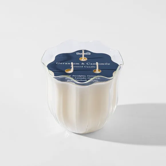 English Garden Geranium & Chamomile Multi Wick Candle 5