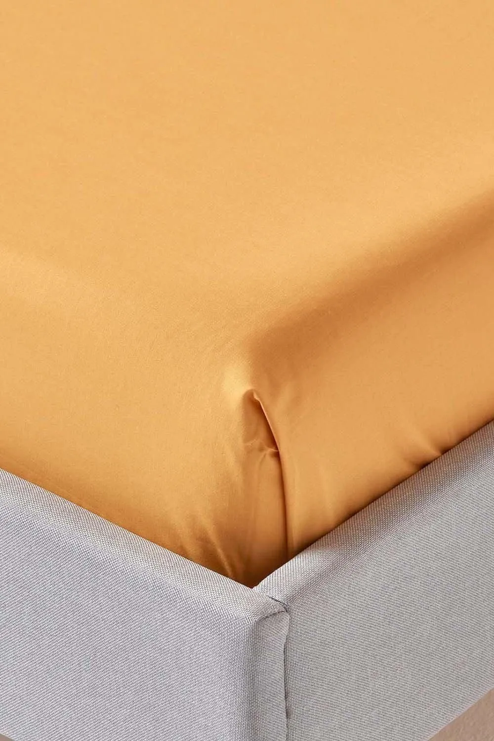 Homescapes Egyptian Cotton Flat Sheet 200 Thread Count in Mustard 3