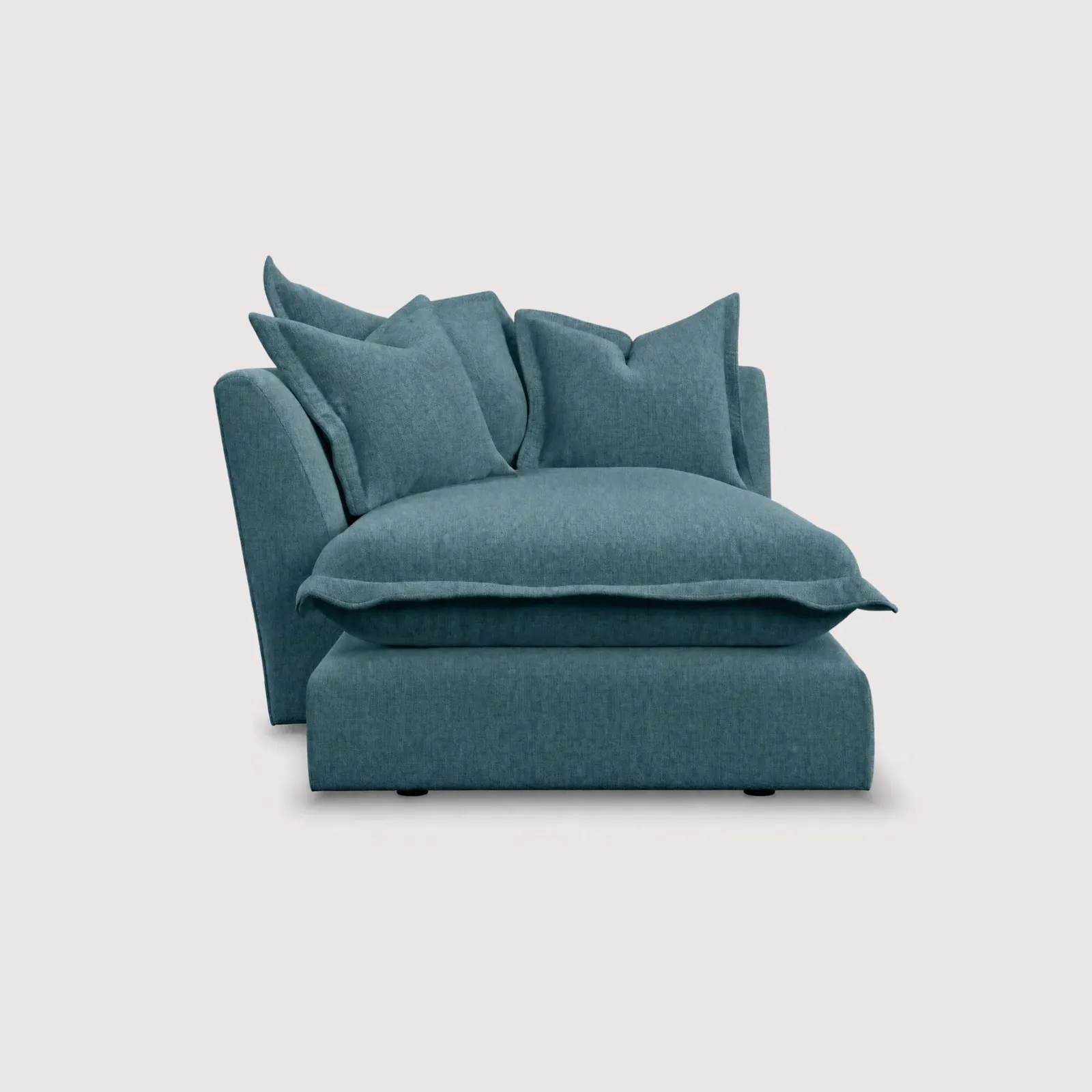 Odyssey Chaise With 1 Arm Left, Teal Fabric | Barker & Stonehouse 1