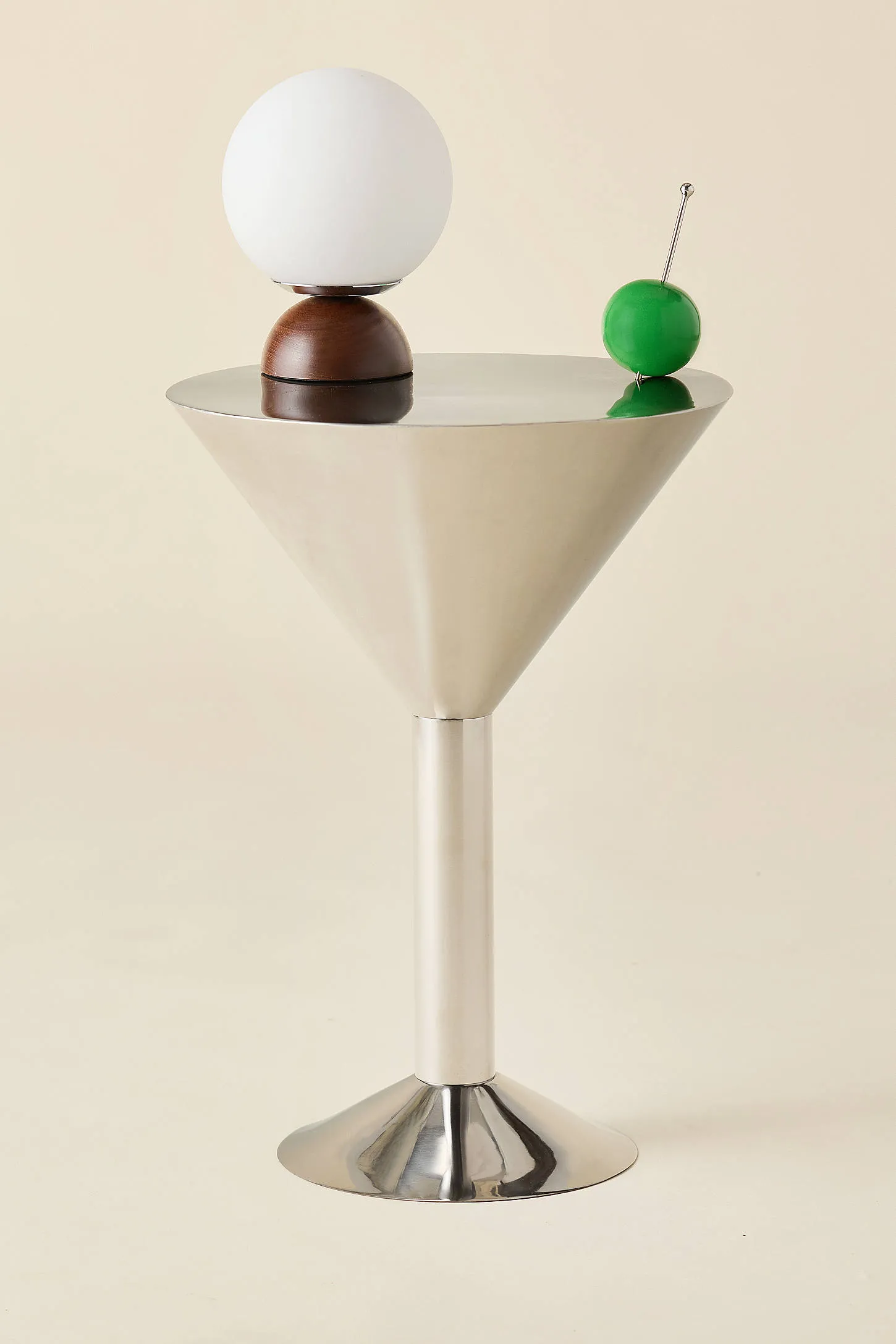 Martini Side Table - Silver