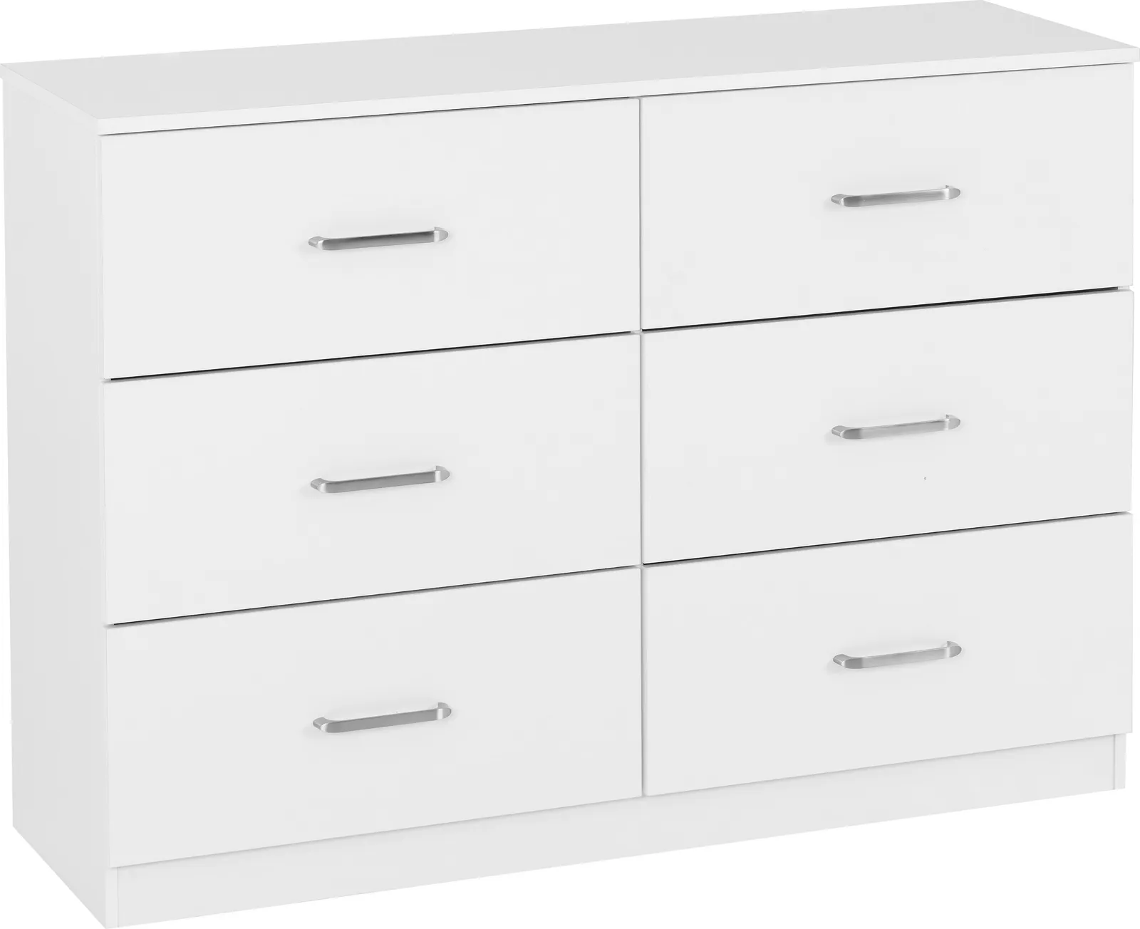 Seconique Dakotia 6 Drawer Chest in White 2