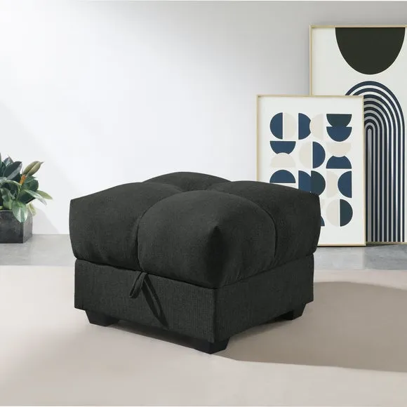 Margo Chenille Storage Ottoman