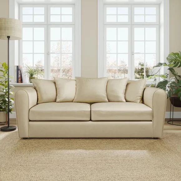 Blake Curved Arm Opulent Velvet 3 Seater Sofa 1