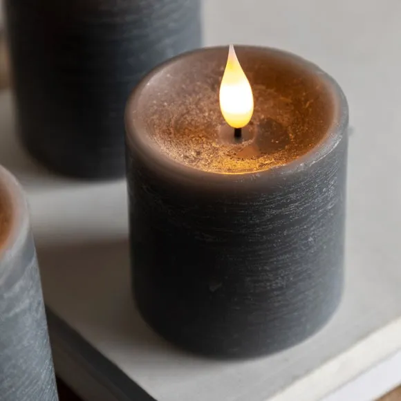 Cedar & Sage Set of 3 LED Candles 2