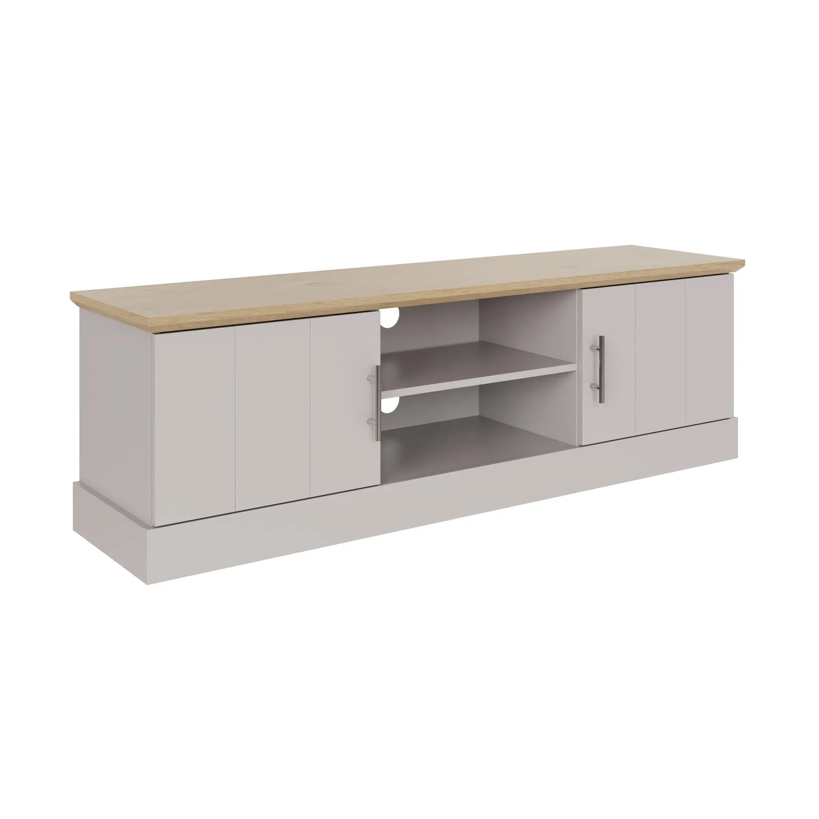 GFW Kendal Large TV Unit in Grey 3