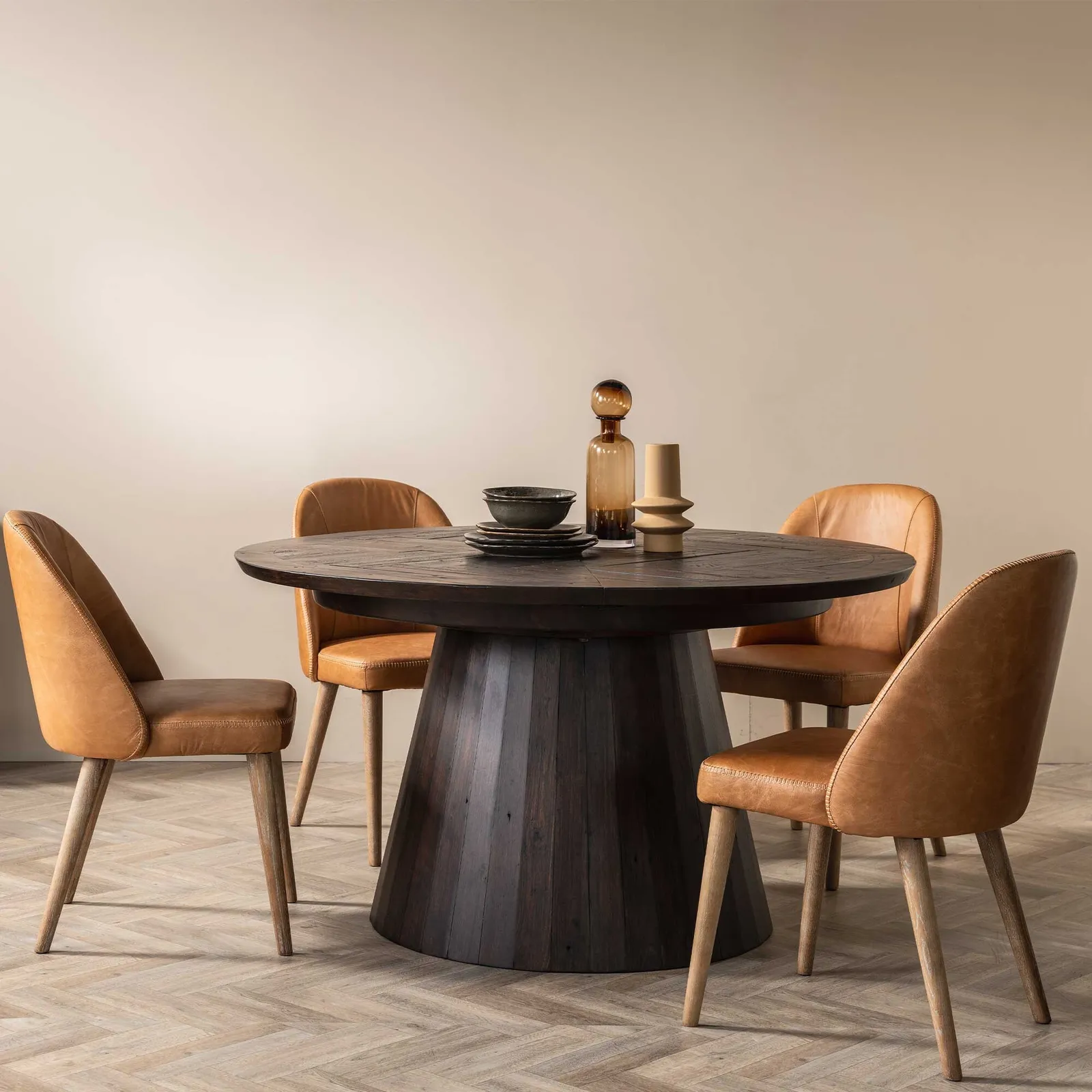 Rogan Dining Chair Leather | Barker & Stonehouse 2