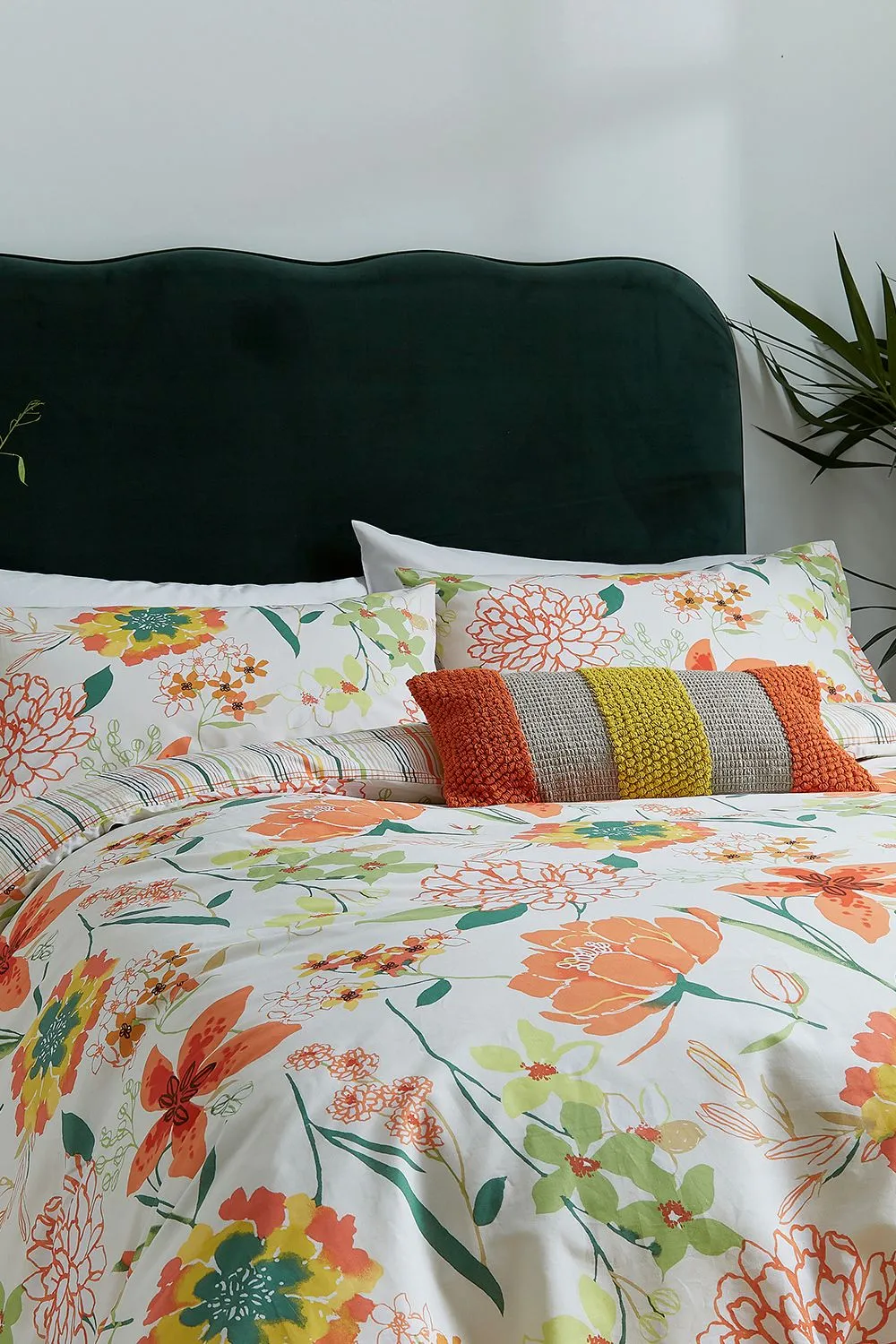 Helena Springfield 'Bella Cover' Cotton Duvet Cover Set in Orange 2