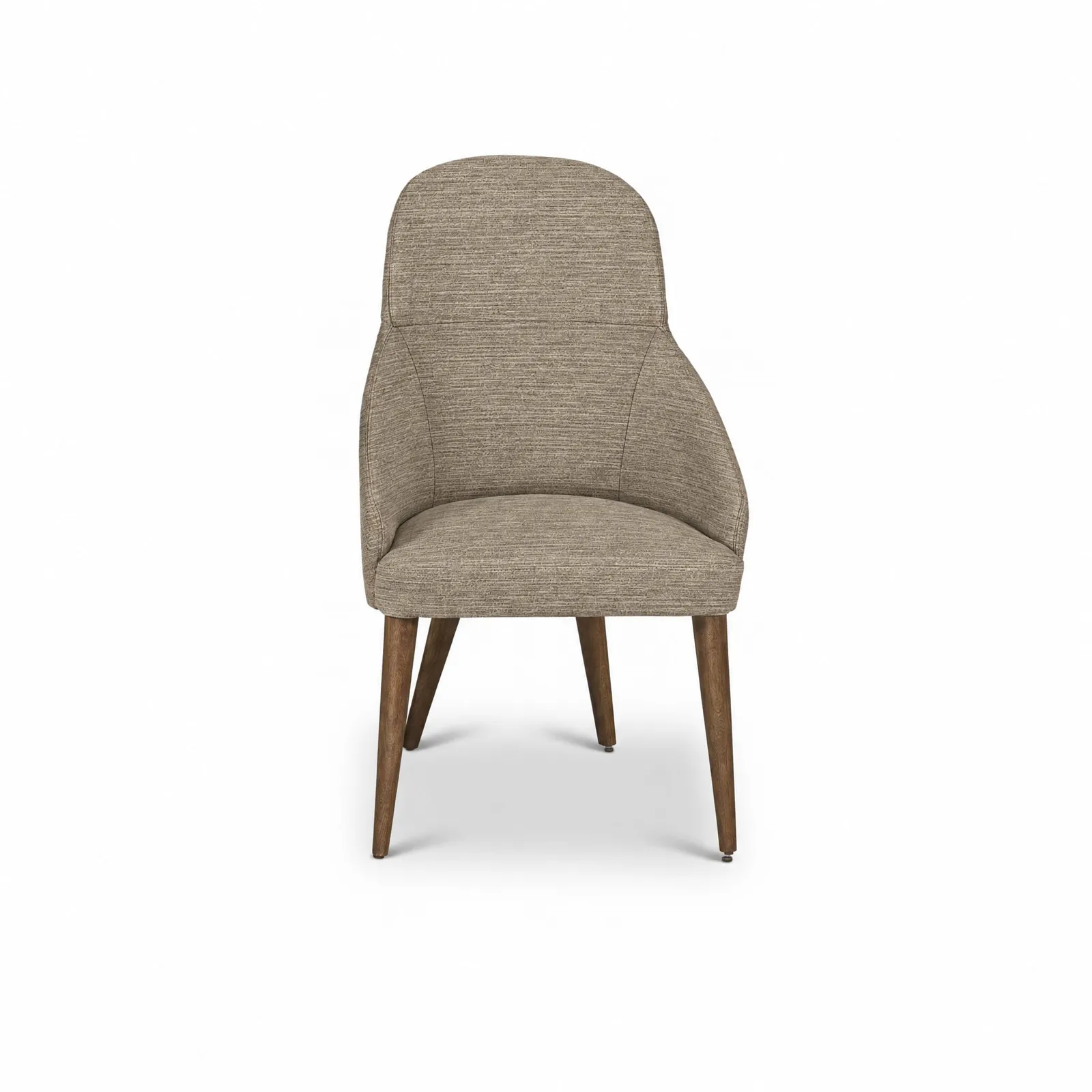 Stone Italia Srl Palmito Dining Chair With Arms - Single Colour, Neutral Fabric | Barker & Stonehouse 4