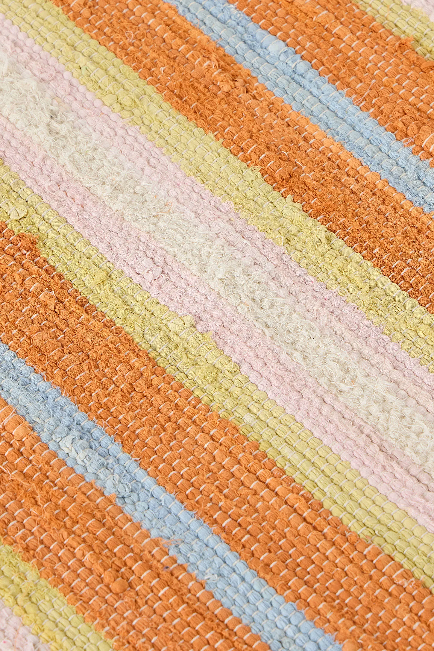Orange Stripe 2x3ft / 60x90cm Rug - Orange 2