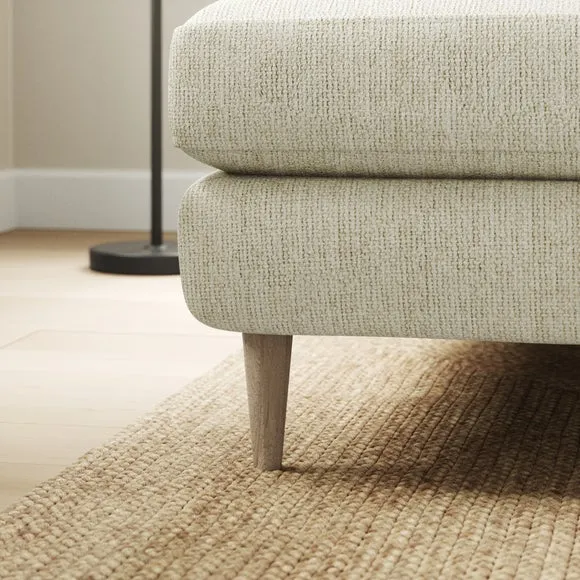 Sven Chunky Chenille Large Corner Chaise Sofa 4