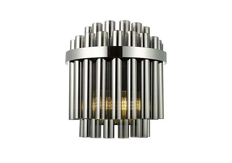 Althea 2 Light Wall Light - Smoked
