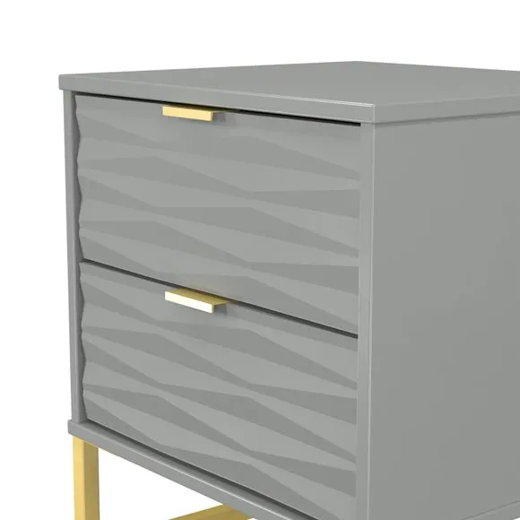 Tuxford 2 Drawer Bedside Table 5