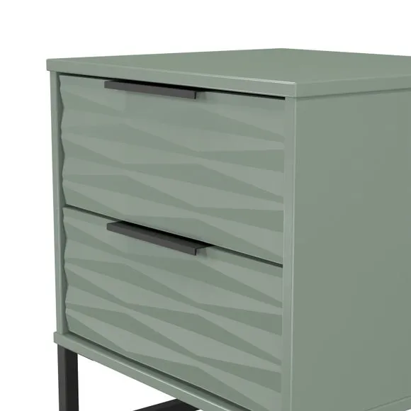 Tuxford 2 Drawer Bedside Table 5