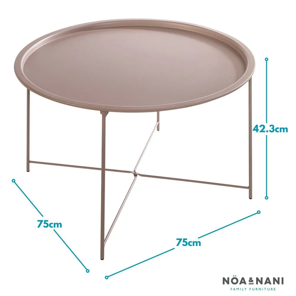 Nöa and Nani Bjarni Garden Patio Occasional Table in Blush Pink 3