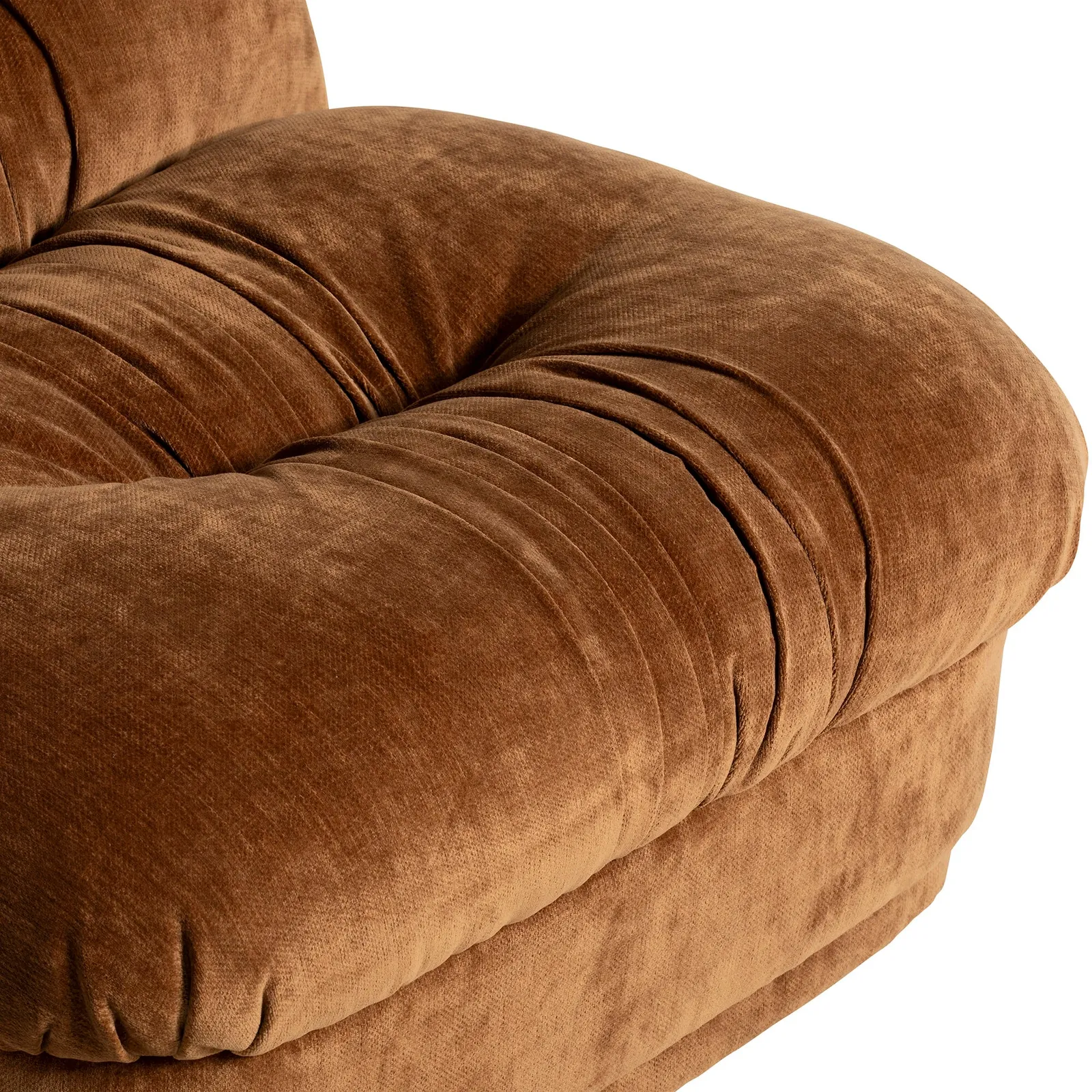 Nicolo 1 Seater Armchair, Brown Fabric | Barker & Stonehouse 6