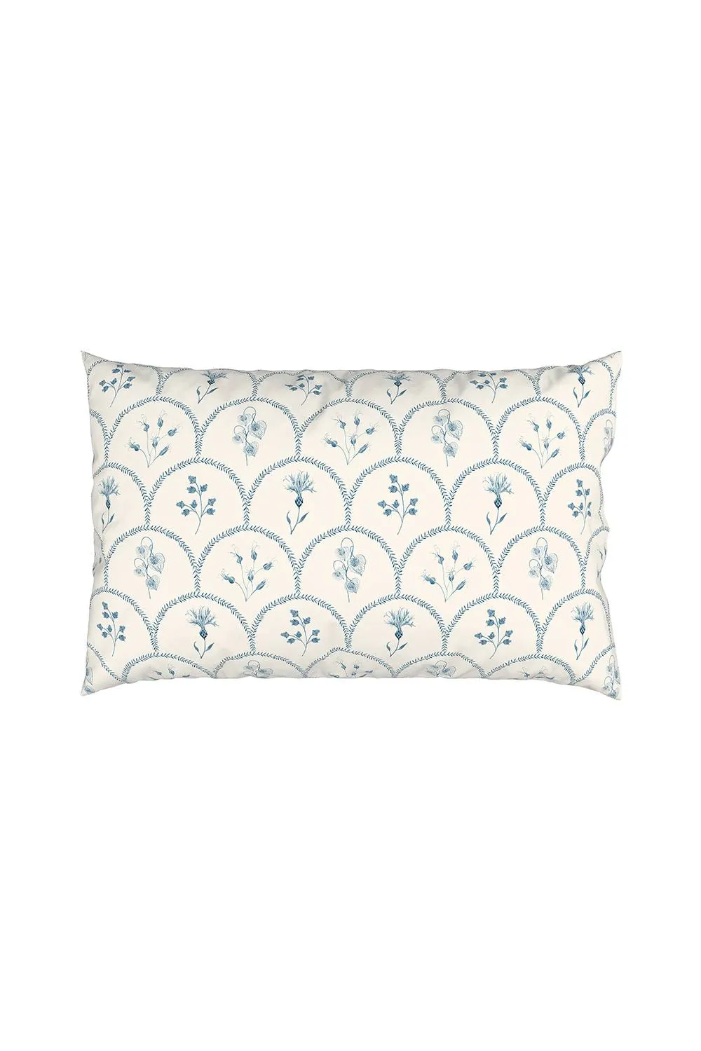 Sanderson 'Summer Scallop' Cotton Duvet Cover Set in Indigo 3