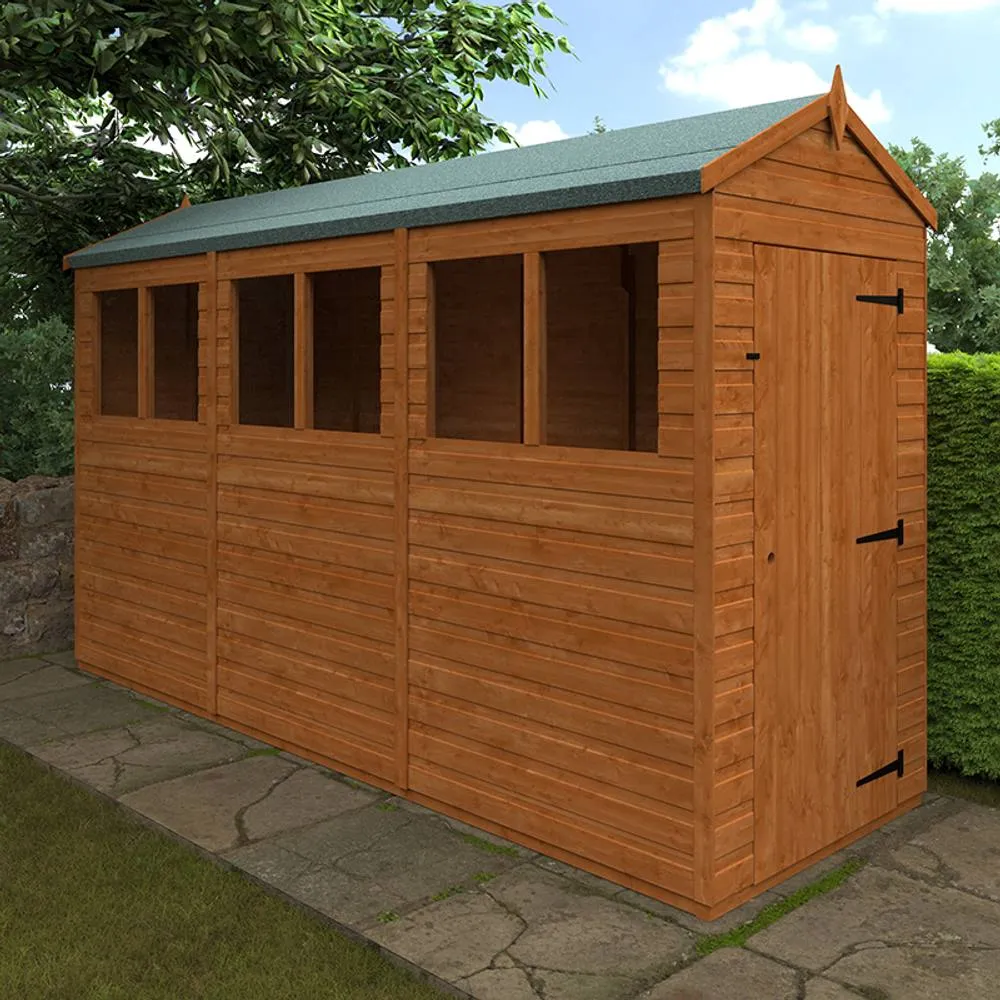 Buttercup Farm 12 x 4 Feet Flex Apex 12mm Flex - L353.8 x W115 x H209 cm in Burnt Orange 2