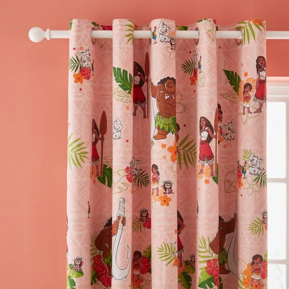 Disney Moana Blackout Eyelet Curtains