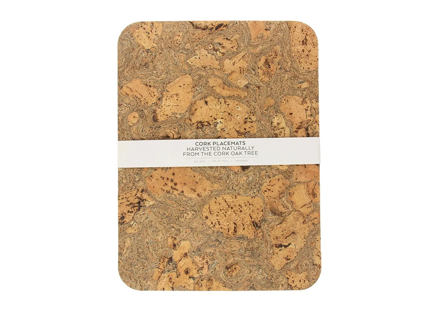 Liga Natural Cork Rectangle Placemats Set of 4
